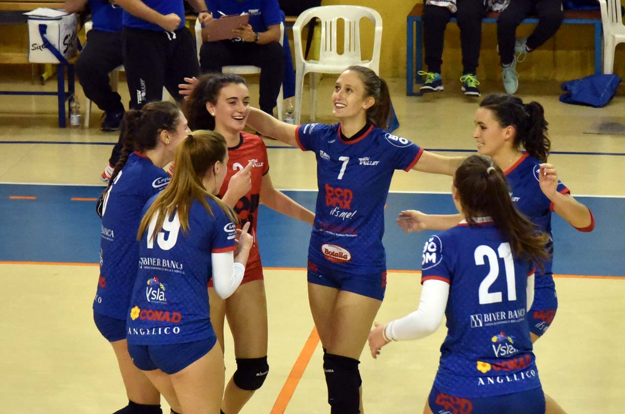 Al momento stai visualizzando 8.2.2020 – La Bonprix Teamvolley riparte di slancio. Nella prima giornata di ritorno in serie C Gaito e compagne s’impongono a Venaria per 1-3