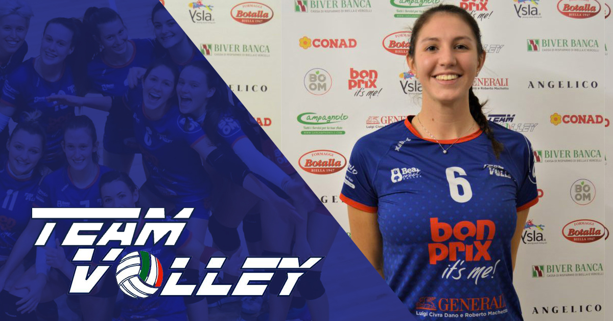 Al momento stai visualizzando Team Volley: Letizia Gualinetti è il secondo elemento del tandem di casa