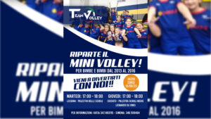 Scopri di più sull'articolo TeamVolley: Riparte la nuova stagione del Mini Volley