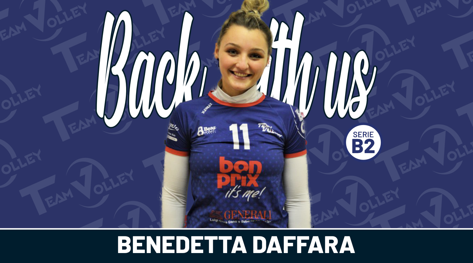 Al momento stai visualizzando Da Bonny a… Benny! Daffara torna al Teamvolley