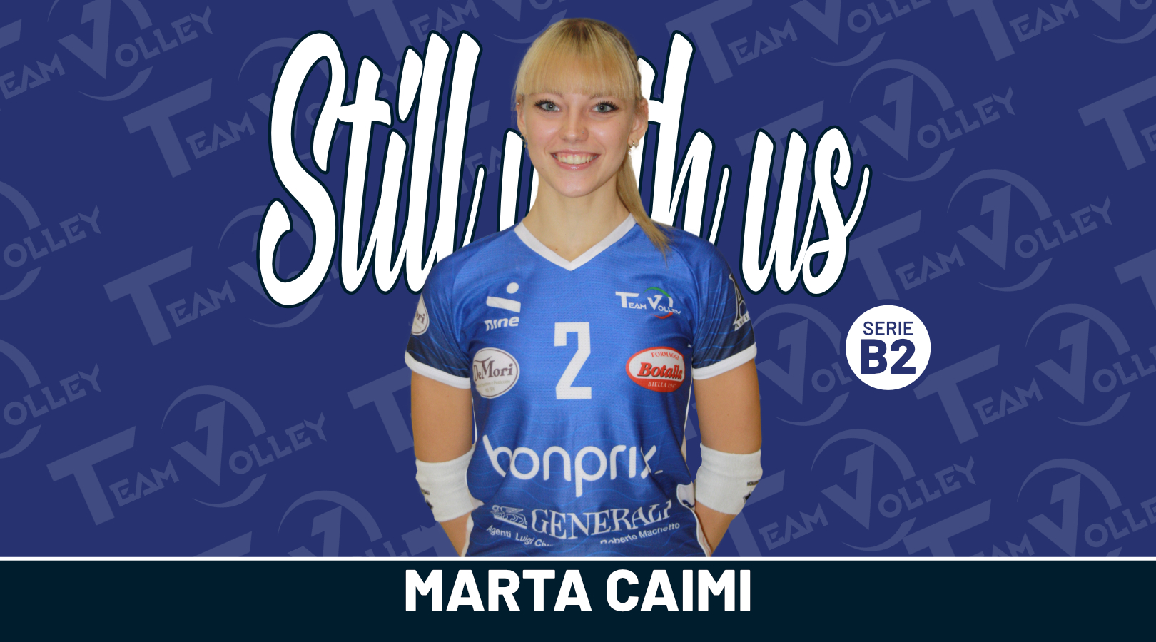 Al momento stai visualizzando Altra conferma per la B2: Marta Caimi ancora al palleggio