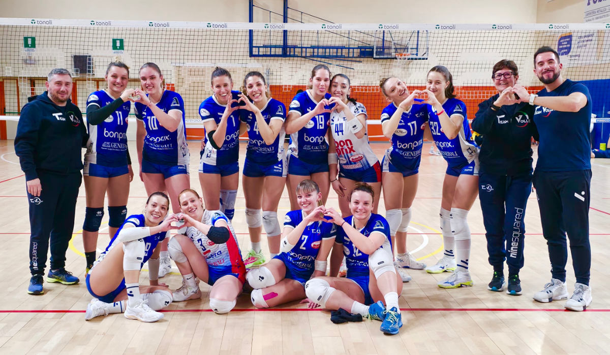 Scopri di più sull'articolo Vittoria “con il cuore”! Il Teamvolley passa a Pinerolo