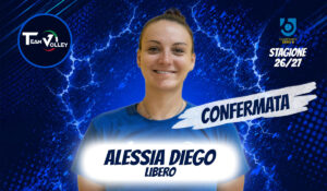 Scopri di più sull'articolo Alessia Diego e il Teamvolley: la storia continua