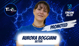 Scopri di più sull'articolo Dal vivaio alla prima squadra: Aurora Boggiani vola in B2