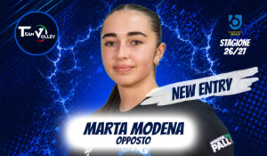 Scopri di più sull'articolo Altra novità a Lessona: arriva l’opposto Marta Modena