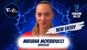 Scopri di più sull'articolo Nuovo opposto per la B2: dalle Marche arriva Miriana Morbiducci