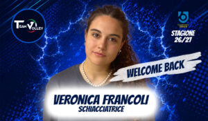 Scopri di più sull'articolo Altro gradito ritorno: Veronica Francoli è di nuovo biancoblù